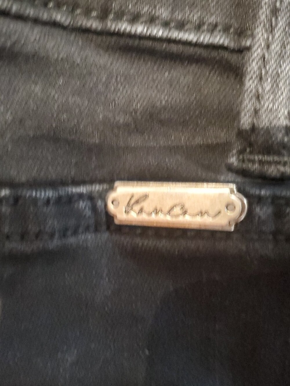 KanCan Black Skinny Button-Fly Jeans
